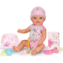 MGA Entertainment Διαδραστική Κούκλα Μωρό BABY born Little Magic Girl (36cm)
