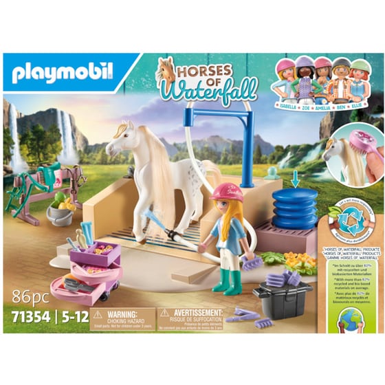 PLAYMOBIL® Horses of Waterfall Κομμωτήριο αλόγων με την Isabella και τον Lioness (71354) image 2