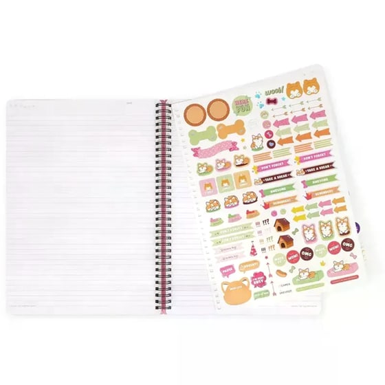 Σημειωματάριο Legami Ριγέ Σπιράλ Maxi Corgi image 5