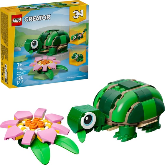 LEGO® Creator Turtle with a Water Lily Flower (31377) image 2