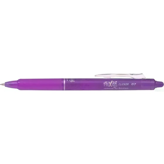 Στυλό Roller Pilot Frixion Clicker 0.7 mm Ανοιχτό Μωβ image 0