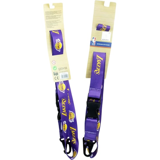 Μπρελόκ Long Lanyard NBA LA Lakers Μωβ image 0