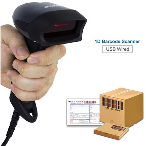 NETUM NT-M1 Scanner Χειρός Ενσύρματο Laser Ανάγνωση 1D Barcodes image 2