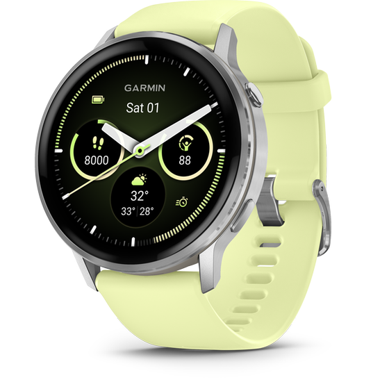 Smartwatch Garmin Venu 4 45mm - Silver with Citron image 1