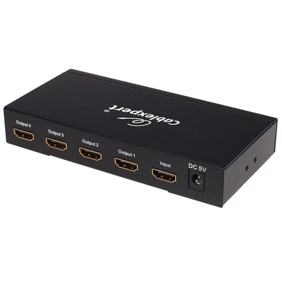 Gembird HDMI Splitter Gembird DSP-4PH4-001 4 Ports image 1