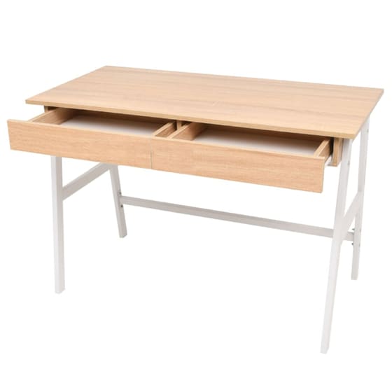 Γραφείο Μελέτης VidaXL από Μελαμίνη 110x55cm - Δρυς/Λευκό image 1