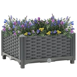 Vidaxl Ζαρντινιέρα 40 X 40 X 23 Εκ. Από Πολυπροπυλένιο