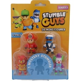 Stumble Guys Series 3 3D Mini Φιγούρες 5 Τμχ - Τυχαία Επιλογή (106-606)
