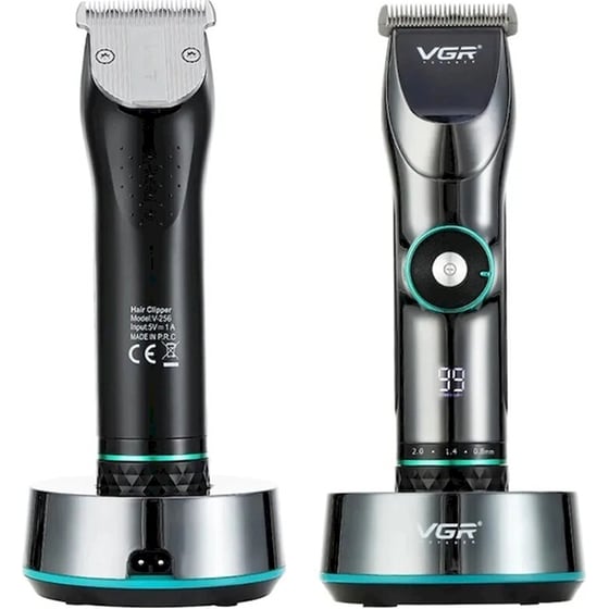 VGR V-256 Κουρευτική Μηχανή Eπαναφορτιζόμενη Γκρι image 1