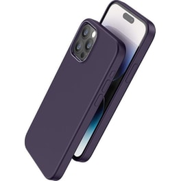 Θήκη Apple iPhone 15 Pro - Hoco Magnetic Series Liquid Silicone Με Magsafe - Μωβ