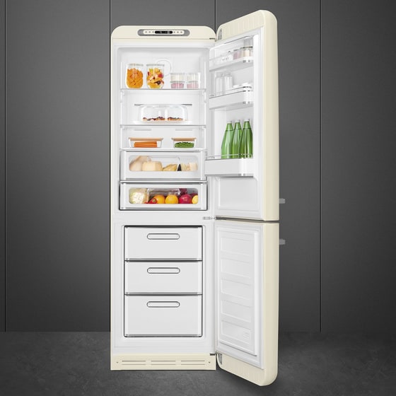 SMEG FAB32RCR6 No Frost 331 Lt Μπεζ Ψυγειοκαταψύκτης image 4