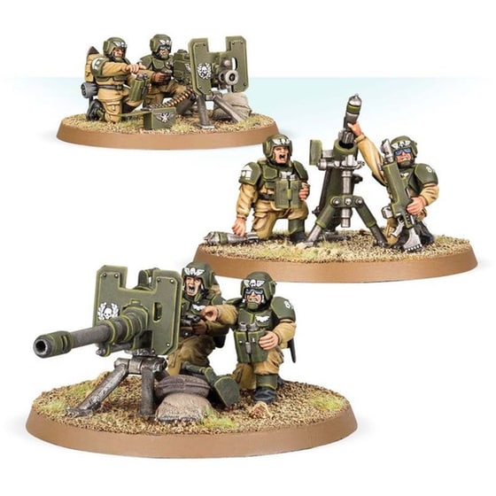 A/militarum: Cadian Heavy Weapons Squad Warhammer 40k GAMES WORKSHOP image 1