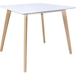 Τραπεζι Woodwell από Mdf 80x80x75cm - Λευκό