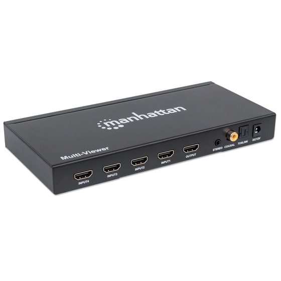 HDMI Switch Manhattan 207881 FHD Multiviewer 4 είσοδοι/1 έξοδος image 3