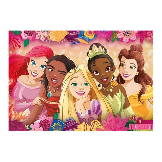 Παιδικό Παζλ Clementoni Maxi Supercolor Disney Πριγκίπισσες (24 Κομμάτια) image 1