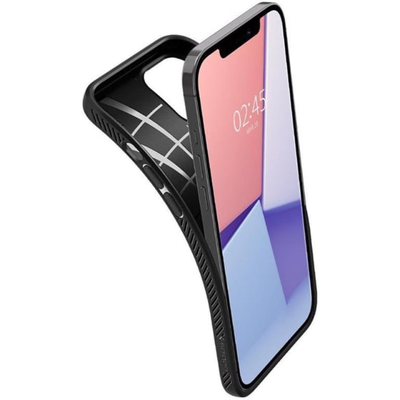 Θήκη Apple iPhone 12/iPhone 12 Pro - Spigen Liquid Air - Matte Black image 1