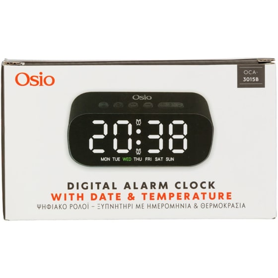 Ράδιο - Ξυπνητήρι Osio OCA-3015B - Μαύρο image 4