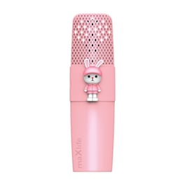Μικρόφωνο Karaoke Maxlife Mxbm-500 Bluetooth με Ηχείο - Ροζ