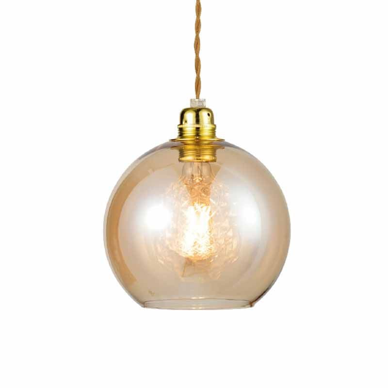 ACA DECOR Φωτιστικό Οροφής Μονόφωτο Aca Decor Pythia V3643320am Γυάλινο - Διάφανο