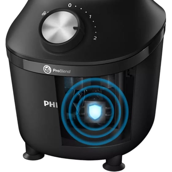Μπλέντερ PHILIPS HR2191/01 Series 3000 ProBlend 2 L 600 W Μαύρο image 2