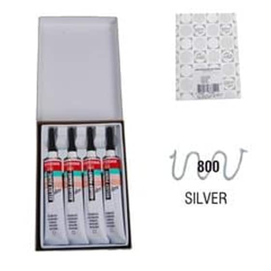 Talens Χρώμα Decorfin Relief Paint 800 Silver 20ml image 0