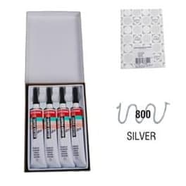Talens Χρώμα Decorfin Relief Paint 800 Silver 20ml