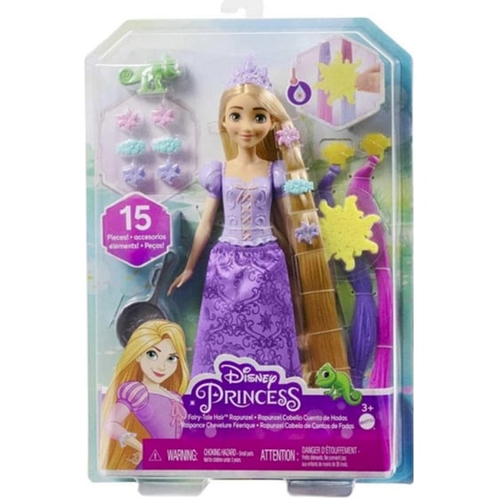 Κούκλα Disney Princess Fairy-Tale Hair Rapunzel(HLW18) image 0