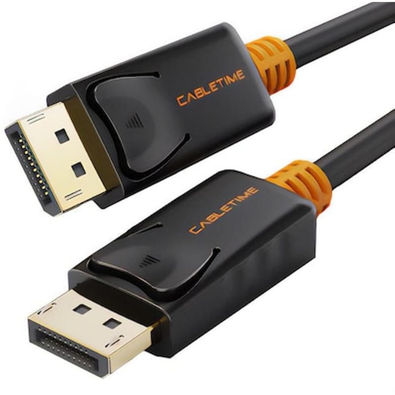 CABLETIME Cabletime Καλώδιο Displayport Av585, 1.2v, 4k/60hz, 3m, Μαύρο