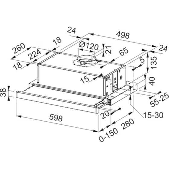 FRANKE SMART GLASS FSM 601WH/GL 60 cm Λευκό Απορροφητήρας Συρόμενος image 1