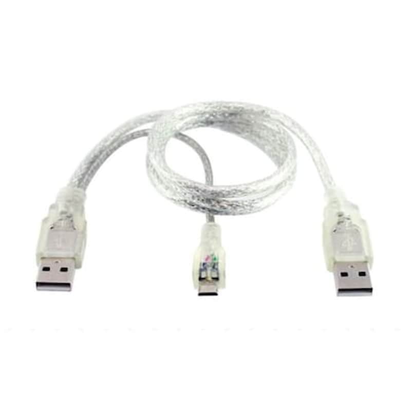 Ανταλλακτικό Καλώδιο Usb Για Εξωτερικο Δίσκο - Usb Micro, Usb, 30сm, Διάφανο - 18111 OEM