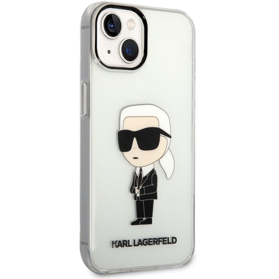 Karl Lagerfeld Ikonik Back Cover Case Karl Διάφανη Θήκη Προστασίας Από Tpu / Pc – Iphone 14 Plus (clear) image 5