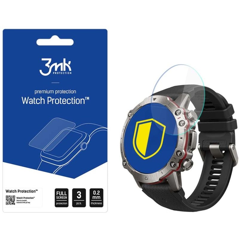 Προστασία Οθόνης 3mk Watch Arc για Xiaomi Amazfit Falcon (3τμ)