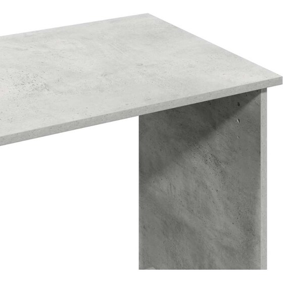 Γραφείο VidaXL από Μοριοσανίδα 80x40x75 cm - Γκρι Σκυροδέματος image 6