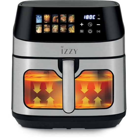 IZZY IZ-8270 με Αποσπώμενο Κάδο 2200 W 8.2 L Ασημί/Μαύρο Φριτέζα Αέρος image 2