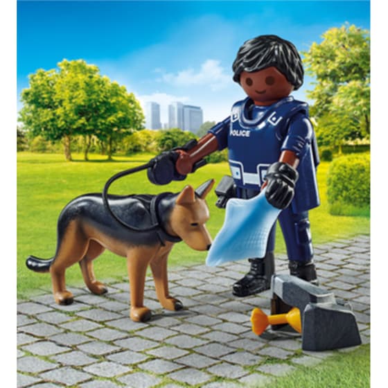PLAYMOBIL® Special Plus Αστυνομικός με σκύλο-ανιχνευτή (71162) image 5