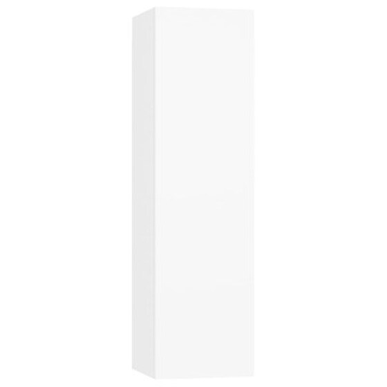 Έπιπλα Τηλεόρασης Vidaxl 4 Τμχ 100x30x30 cm - Λευκό image 4