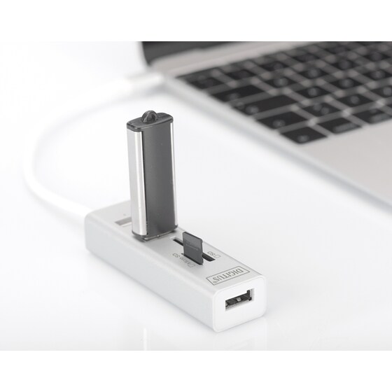 Digitus DA-70243 USB Hub 5-Port USB 2.0 συμβατό με USB-C image 3