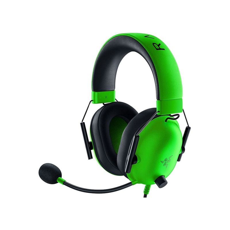Razer BlackShark V2 X Gaming Ενσύρματα Ακουστικά 3.5mm Πράσινα φωτογραφία