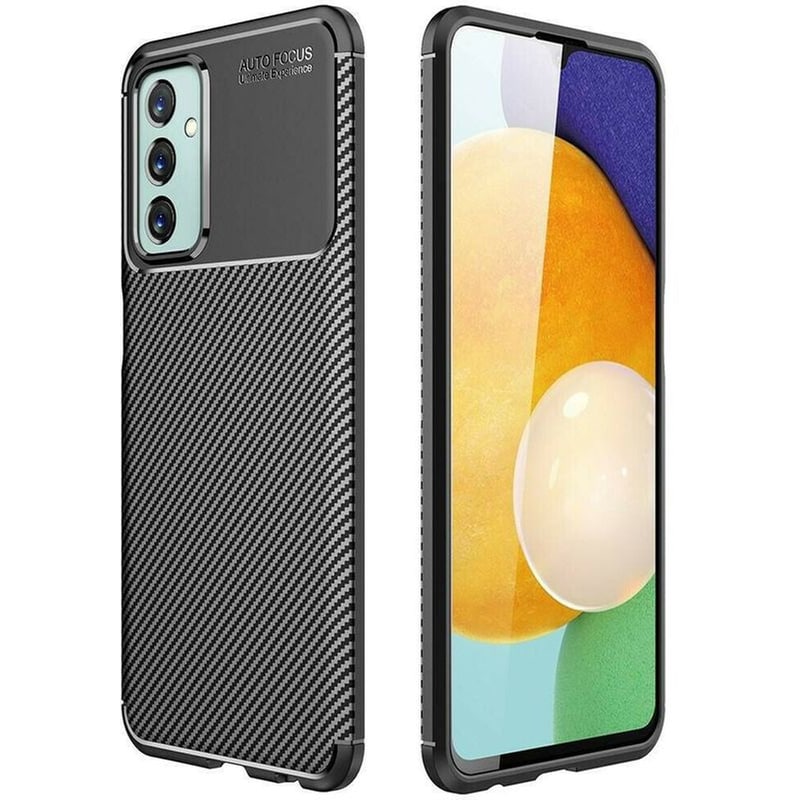 Θήκη Samsung Galaxy M13/Galaxy M23 - Ancus Autofocus Carbon Fiber - Μπλέ
