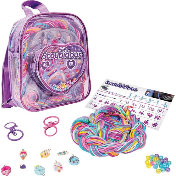HappiHobbi Scoubidous Σακίδιο Πλάτης με 80 Scoubidous & Αξεσουάρ image 2