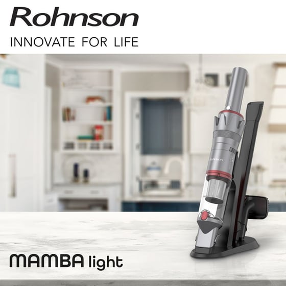 ROHNSON Mamba Light M3 14.8 V 0.15 L Γκρί Σκουπάκι Χειρός image 4