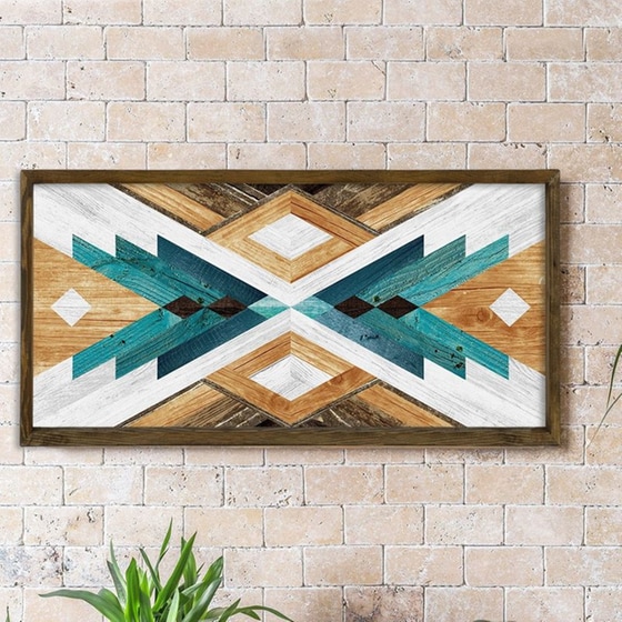 Έθνικ Κάδρο 24Mall Γεωμετρικό Σχέδιο 60x120 cm image 2