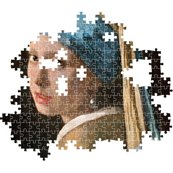 Παζλ Clementoni Museum Collection Vermeer: Κορίτσι με Μαργαριταρένιο Σκουλαρίκι - Compact Box (1000 Κομμάτια) image 2