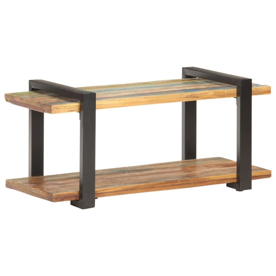 Έπιπλο Τηλεόρασης VidaXL Ξύλινο/Μεταλλικό 90x40x40cm - Kαφέ/Μαύρο image 6