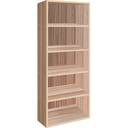 Βιβλιοθήκη ArteLibre Vanja από Μοριοσανίδα 60x24x170 cm - Μπεζ