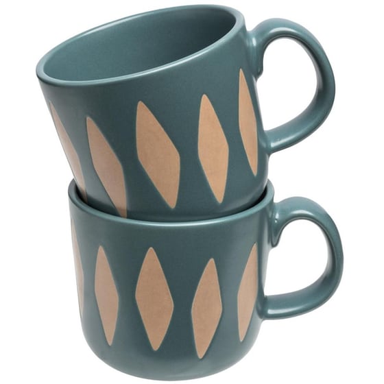 Κούπα Tranquillo Πήλινη 400 ml - Πετρόλ image 1