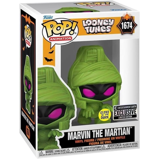Funko Pop! Animation - Looney Tunes - Marvin The Martian #1674 image 2