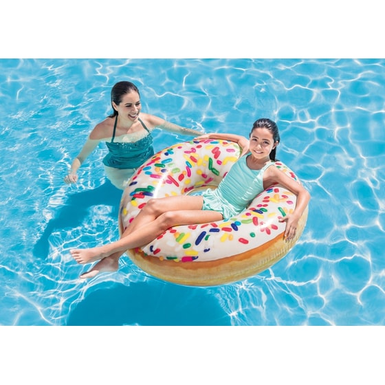Φουσκωτό Παιχνίδι Θαλάσσης Intex Donut 114 cm - Πολύχρωμο image 1