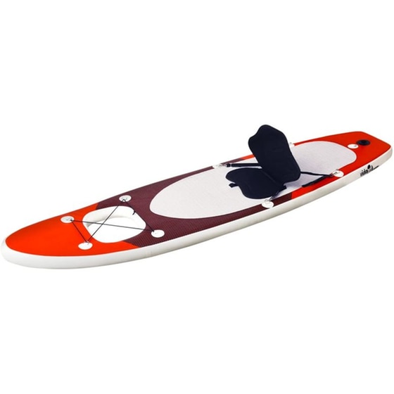 Φουσκωτή Σανίδα SUP VidaXL 330x76 cm - Κόκκινη image 1