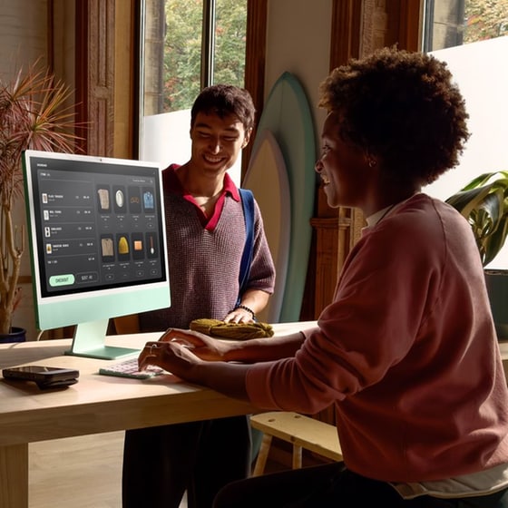 Apple iMac 24" 4.5K Retina Display (Apple M4 8C/16GB/256GB SSD/8C GPU) - Blue image 7